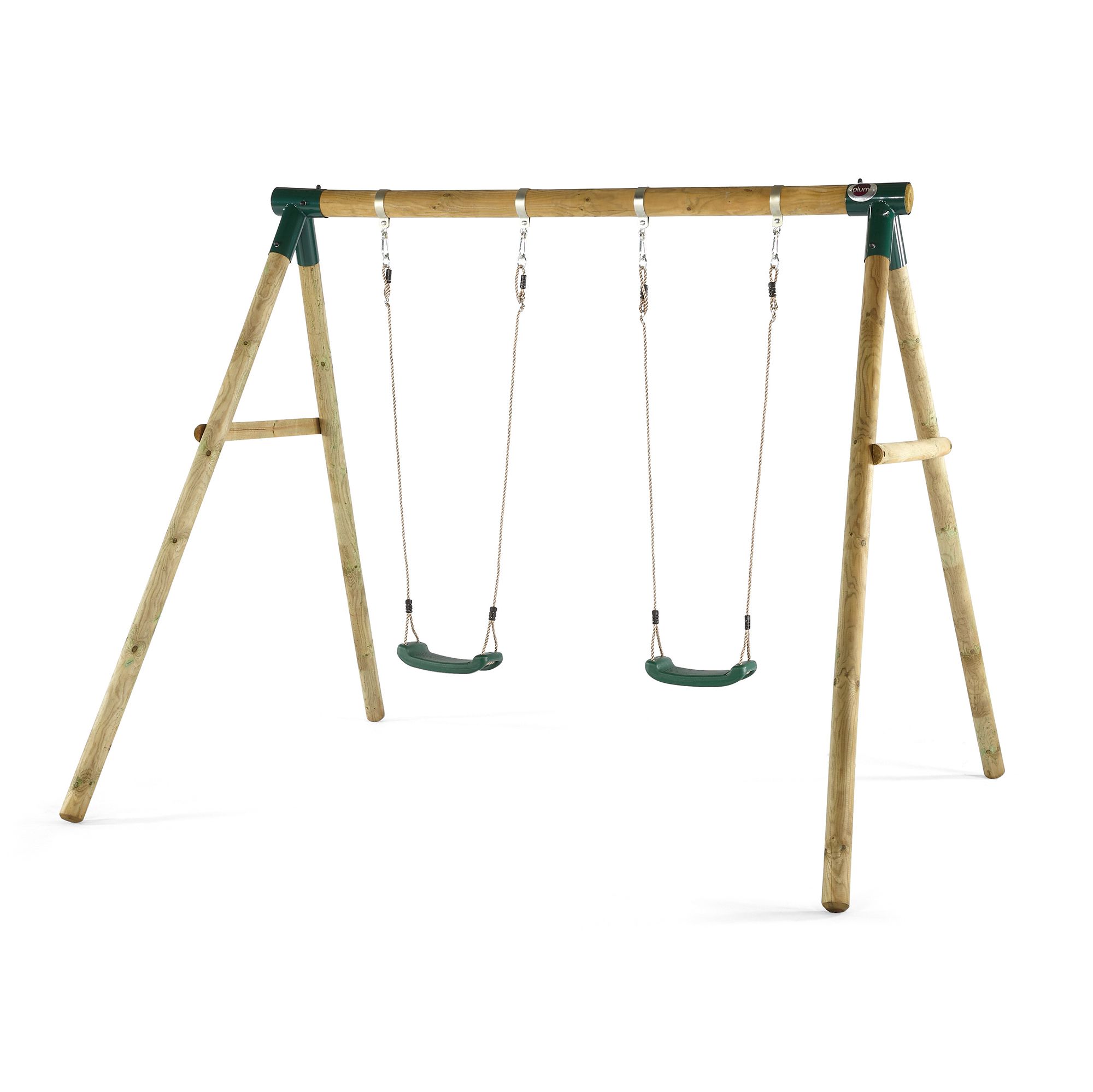 Plum Wooden Marmoset Double Swing Set eBay